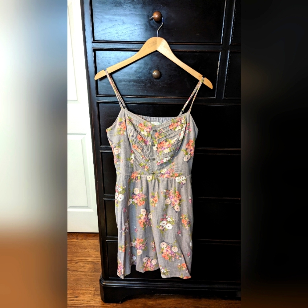 Women's spaghetti straps floral dress